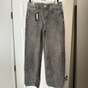 Boohooman relaxed fit stone washed jeans - 30R